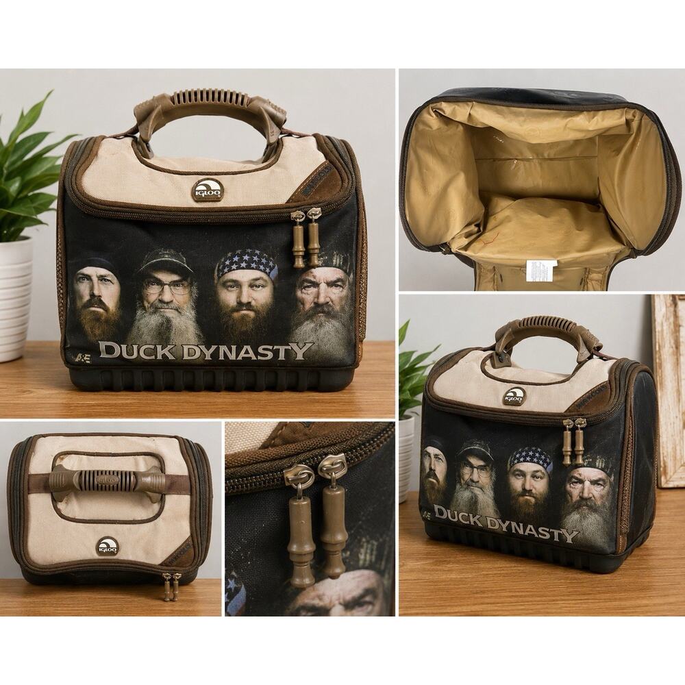 Igloo Duck Dynasty Soft Sided Cooler Lunch Bag Brown Black Insulated Carry Case